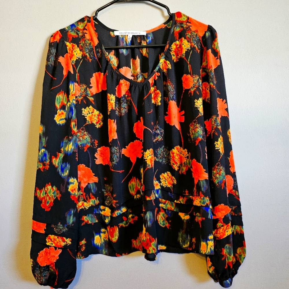 Collective Concepts Floral Blouse